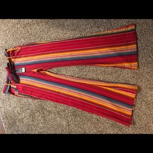 L&B red serape pants